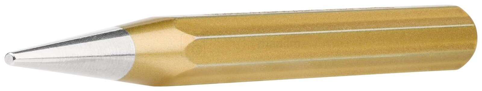 Pildil on Rennsteig koonustorn pikkusega 120 mm, millel on terav ots ja kuldne korpus.