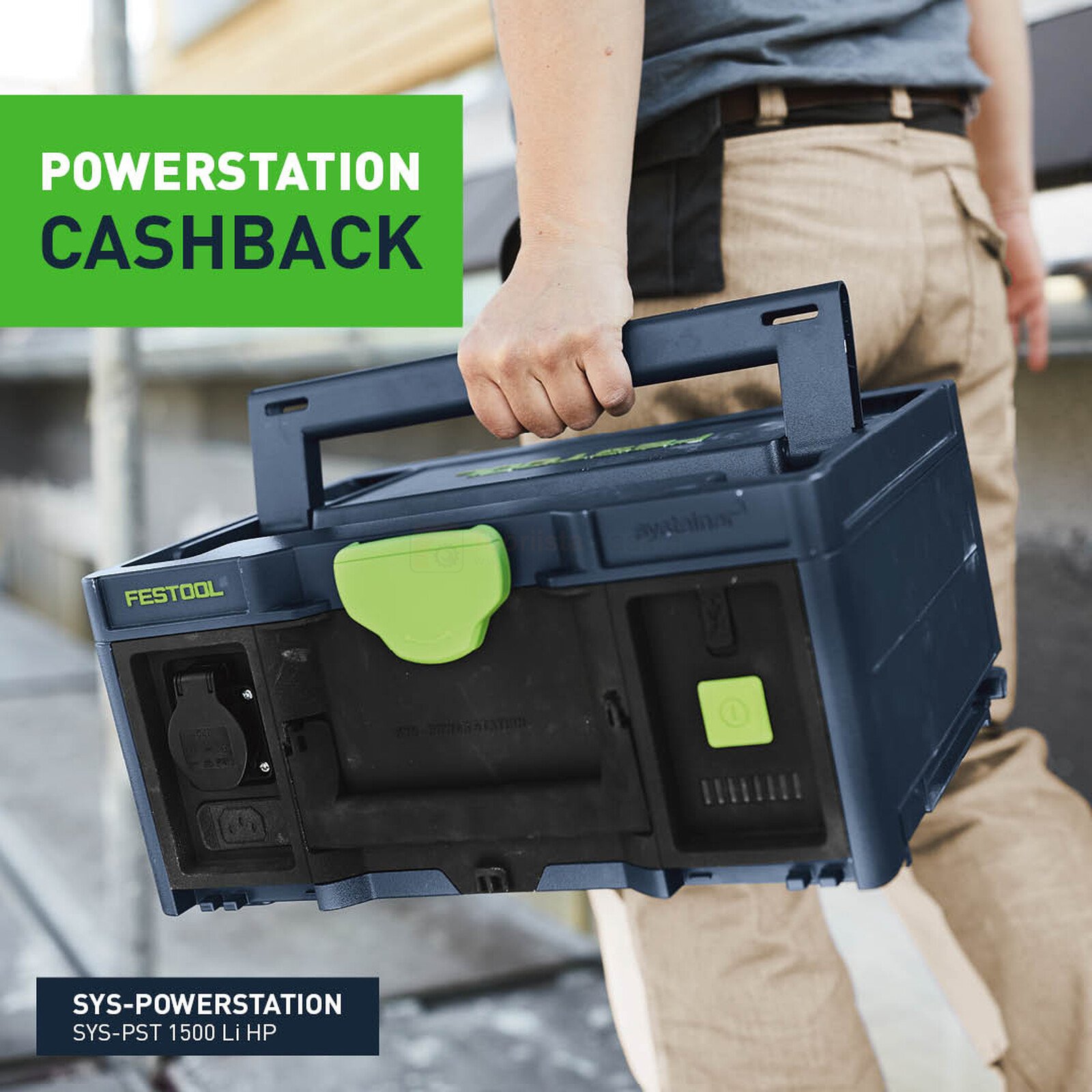 Festool mobiilne akupank SYS-PowerStation SYS-PST 1500 Li HP 4