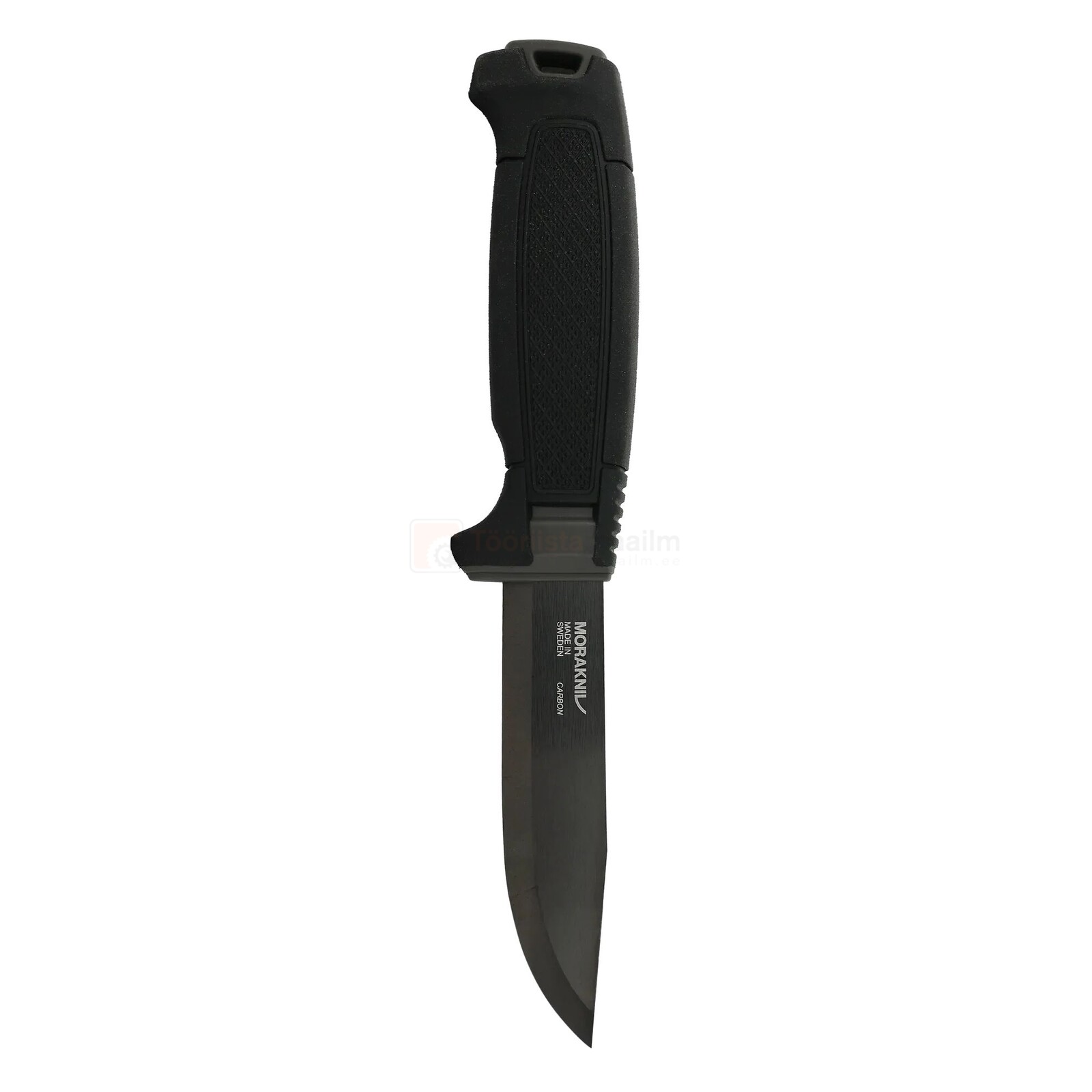 Pildil on näha MORAKNIV matkanuga Amberg BlackBlade (C), millel on must tera ja käepide.