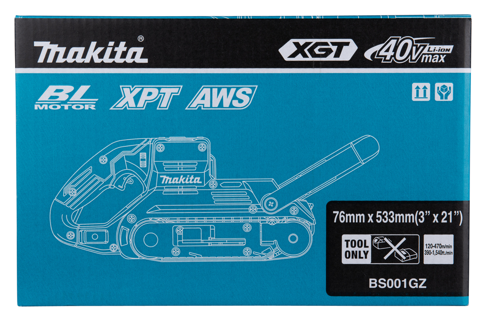 Makita akulintlihvija BS001GZ, ilma aku ja laadijata