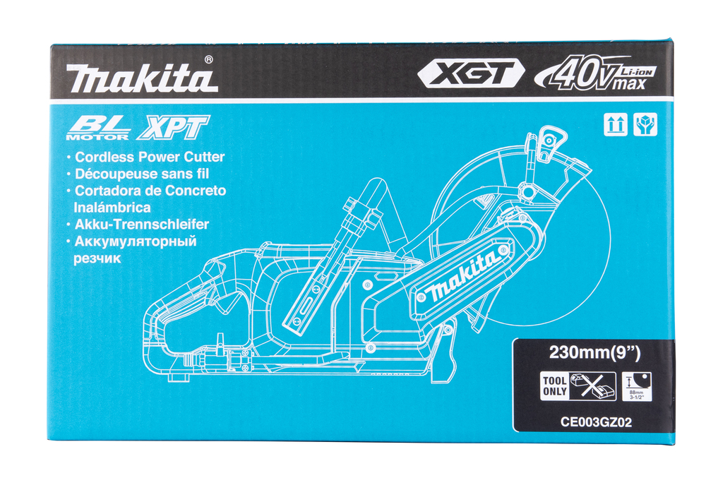Аккумуляторный отрезной станок Makita CE003GZ02, XGT, без аккумулятора и зарядного устройства