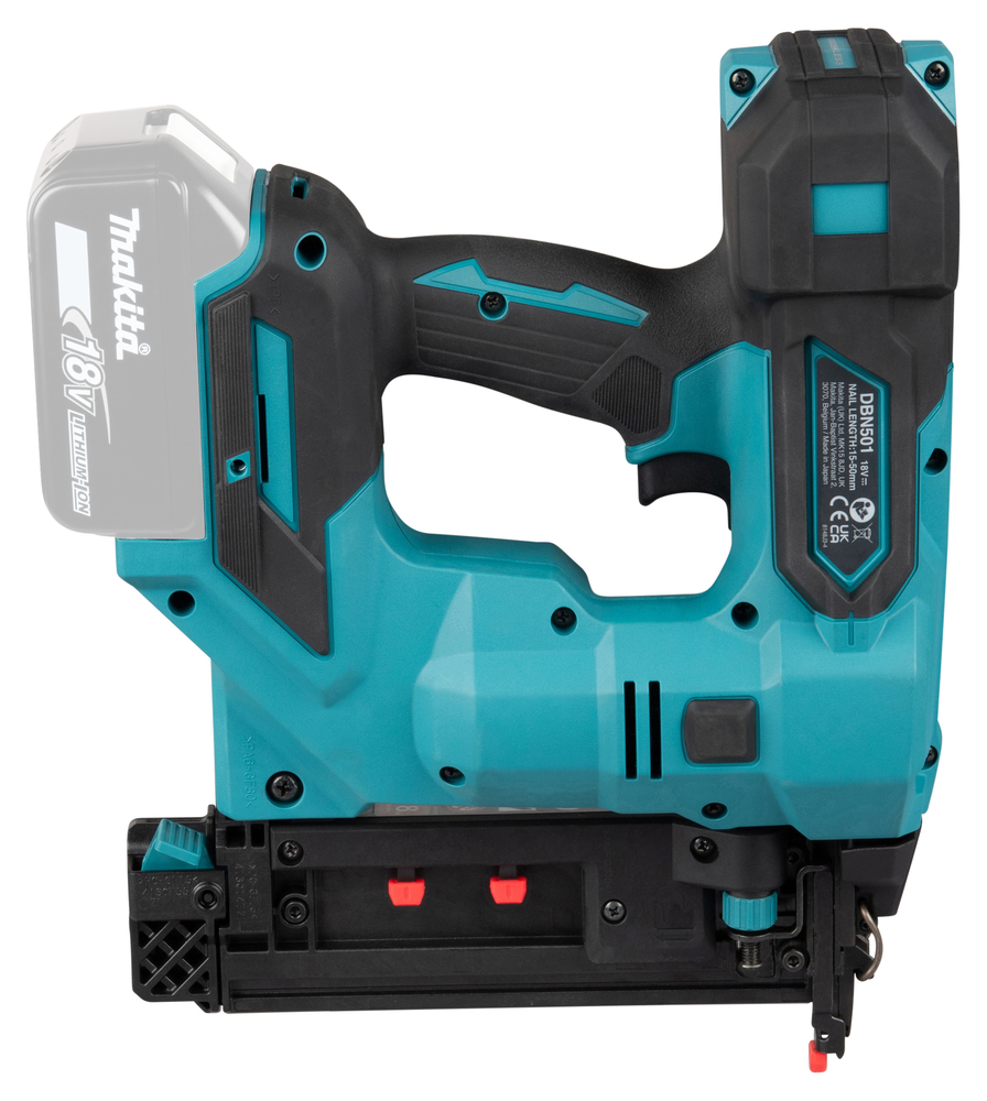 Makita аккумуляторный нейлер DBN501ZJ, без аккумулятора и зарядного устройства