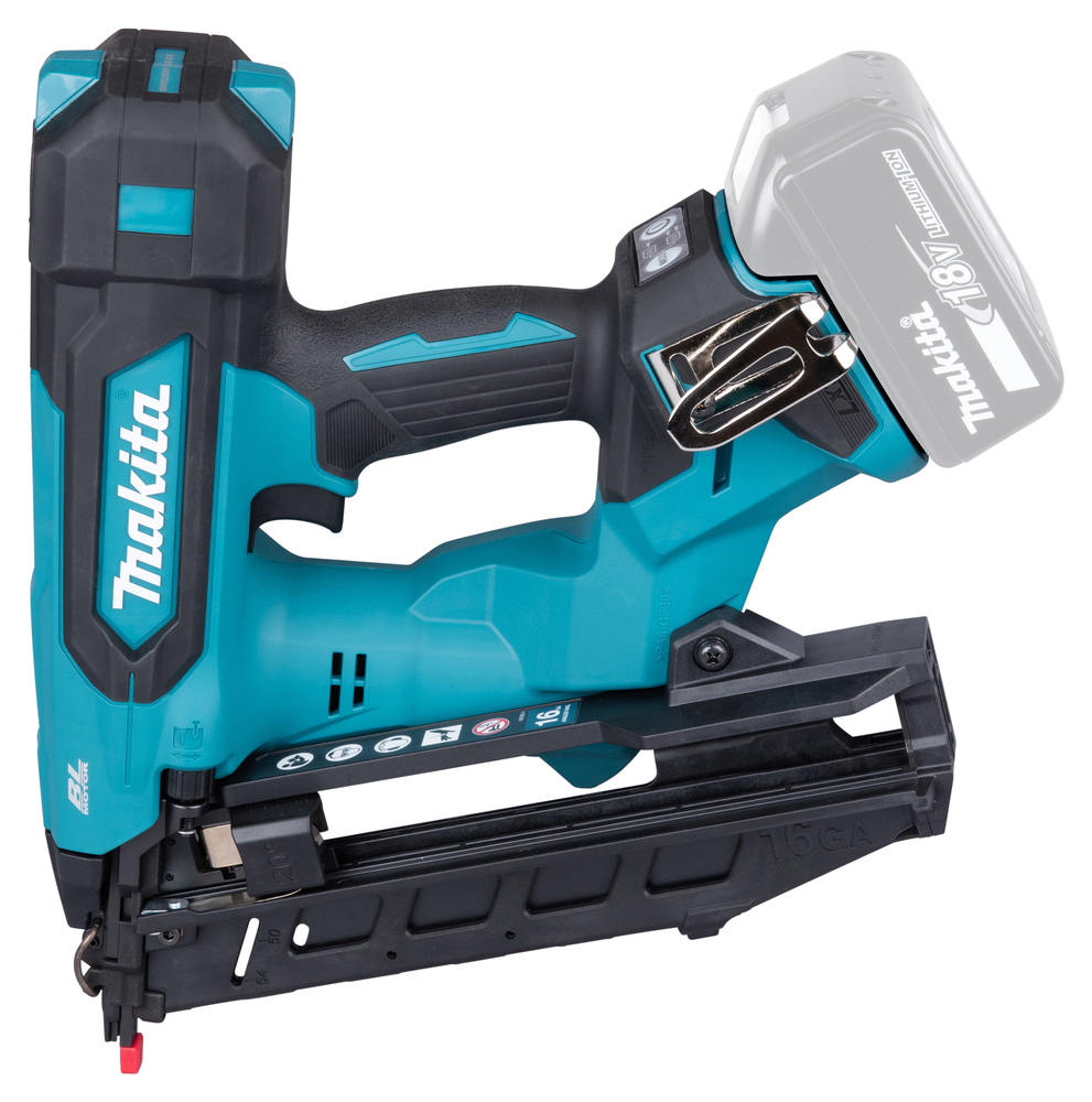 Аккумуляторный гвоздезабивной пистолет Makita DBN610ZJ, без аккумулятора и зарядного устройства