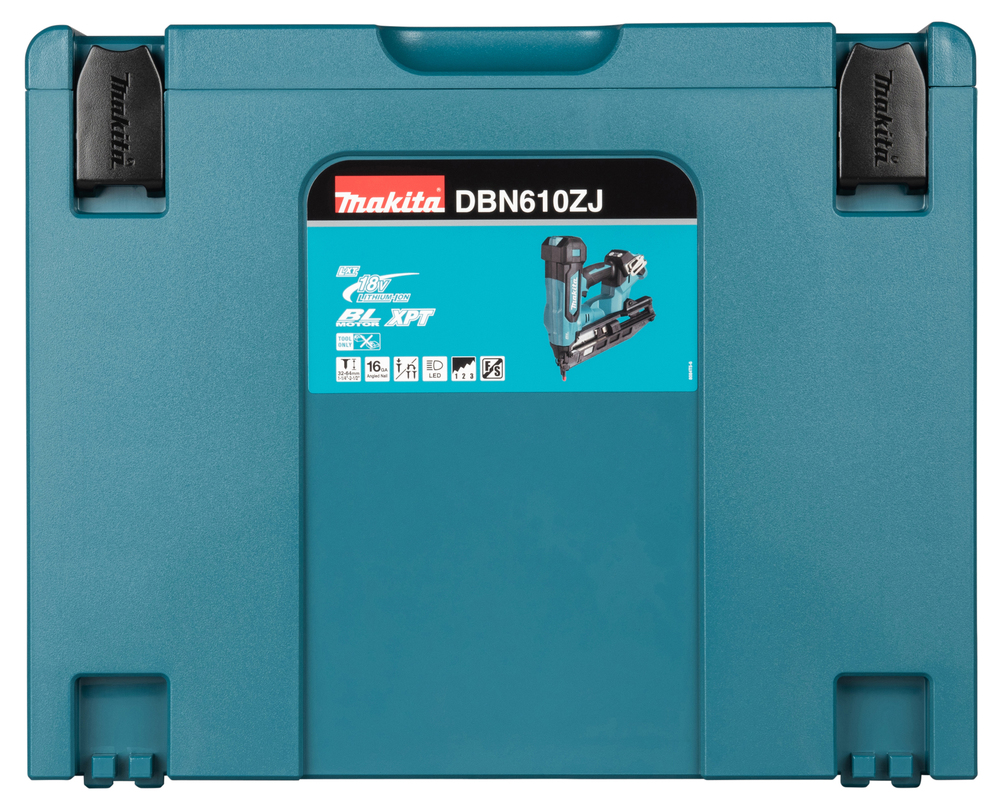 Аккумуляторный гвоздезабивной пистолет Makita DBN610ZJ, без аккумулятора и зарядного устройства