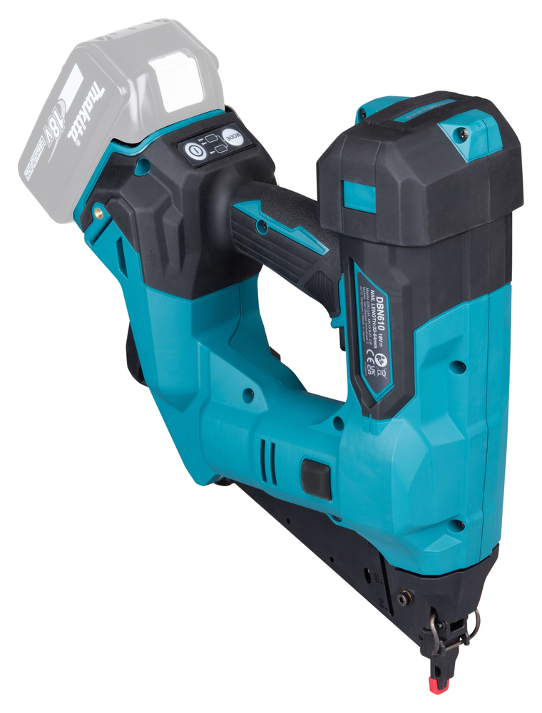 Аккумуляторный гвоздезабивной пистолет Makita DBN610ZJ, без аккумулятора и зарядного устройства