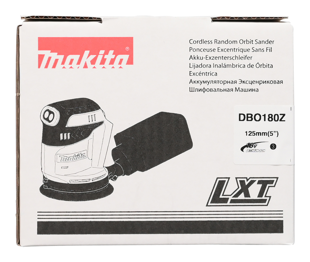 Makita akuekstsentriklihvija DBO180Z, ilma aku ja laadijata