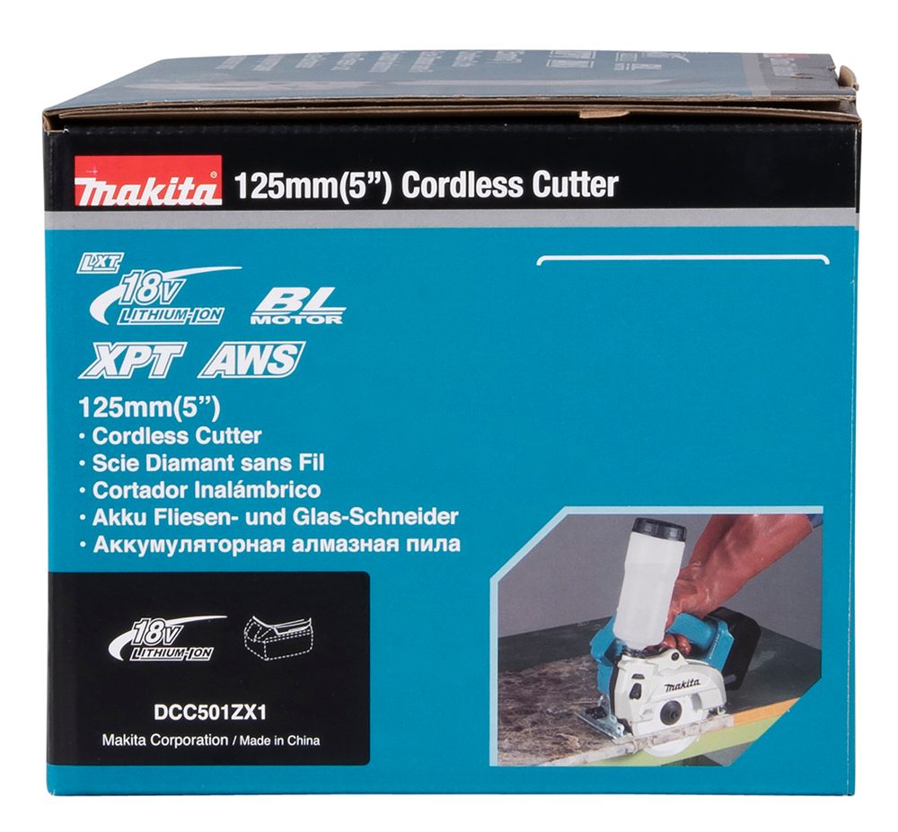 Makita akuga klaasi/keraamilise plaadi lõikur DCC501ZX1, ilma aku ja laadijata