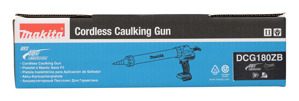Makita cordless silicone gun DCG180ZB, without battery and charger