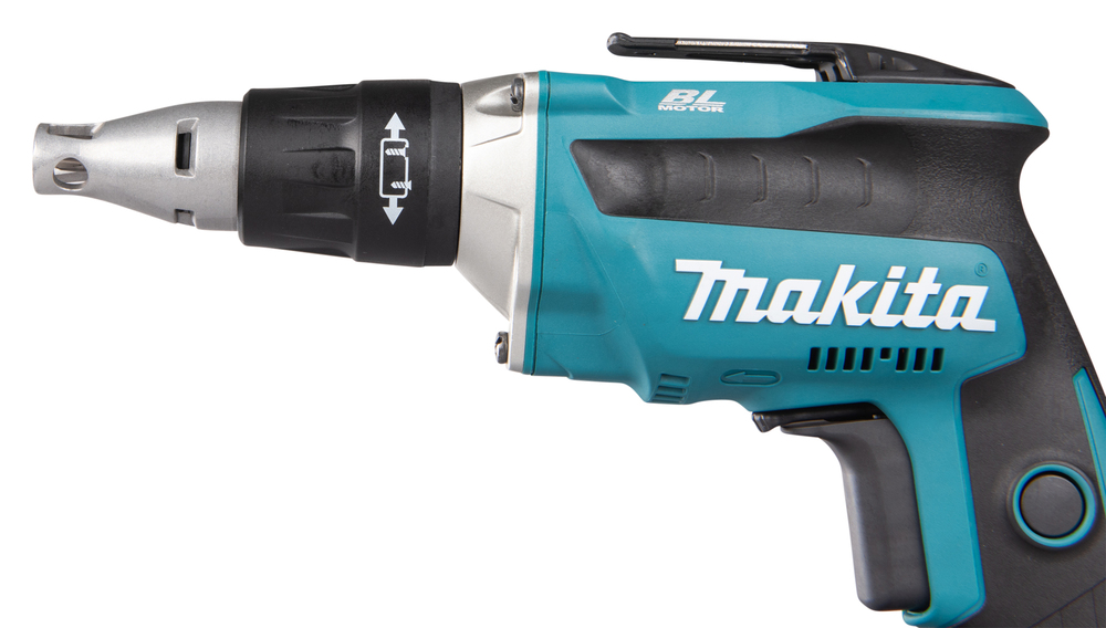 Pildil on Makita akukruvikeeraja DFS452Z, mis on esitatud valge taustal.