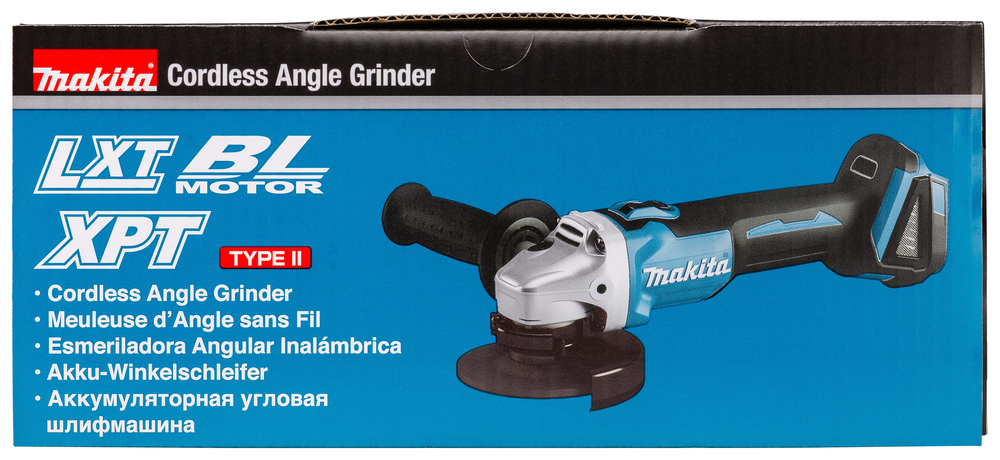 Makita cordless angle grinder DGA504Z, without battery and charger