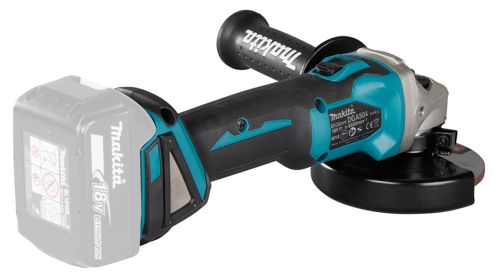 Makita cordless angle grinder DGA504Z, without battery and charger