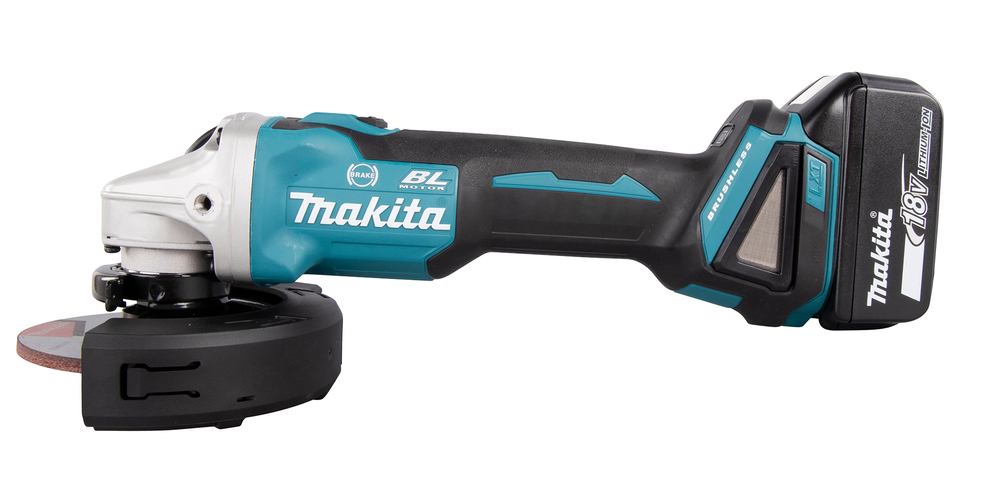 Аккумуляторная угловая шлифовальная машина Makita DGA506RTJ