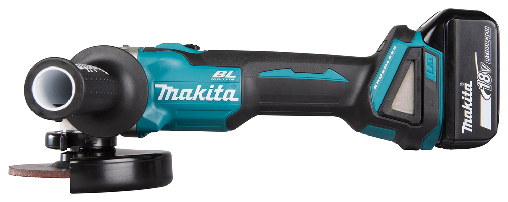 Аккумуляторная угловая шлифовальная машина Makita DGA506RTJ
