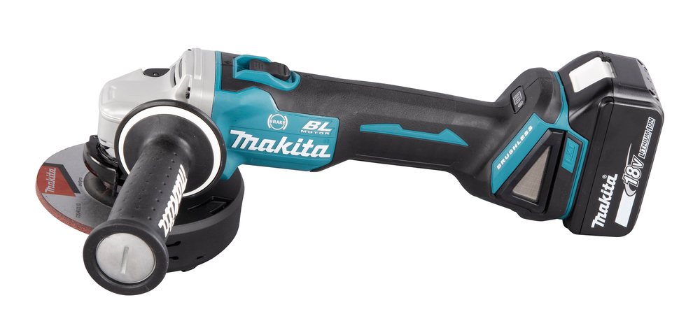 Аккумуляторная угловая шлифовальная машина Makita DGA506RTJ