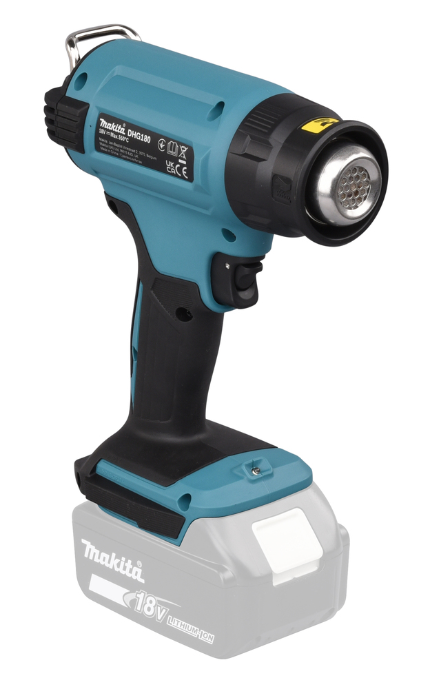 "Makita" akumuliatorinis karšto oro pūstuvas DHG180Z, be akumuliatoriaus ir įkroviklio