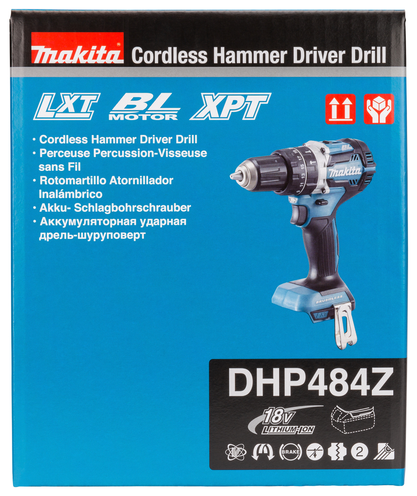 Makita akulööktrell DHP484Z, ilma aku ja laadijata