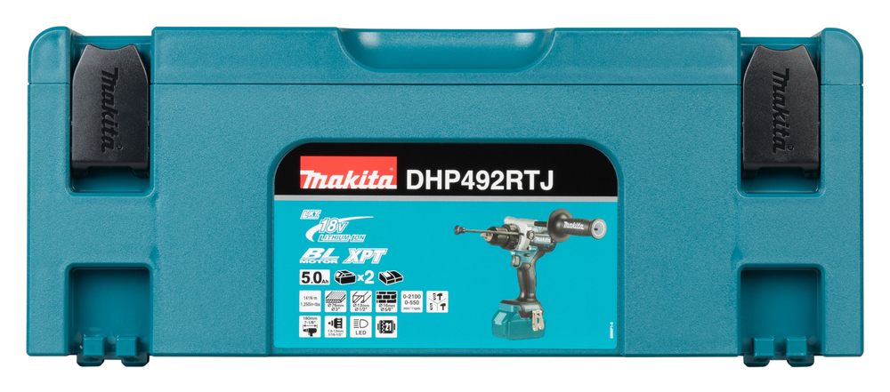 Аккумуляторная ударная дрель Makita DHP492RTJ