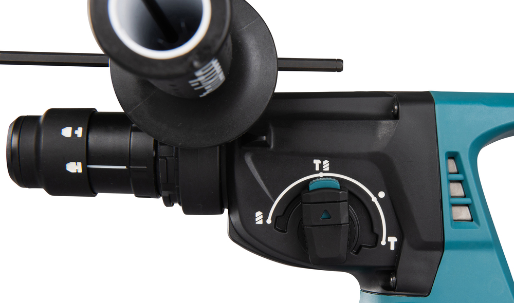 Makita аккумуляторный перфоратор DHR243RTJW + система пылеудаления