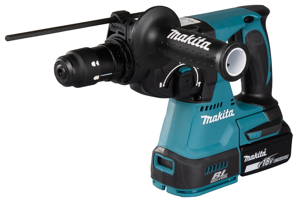 Makita аккумуляторный перфоратор DHR243RTJW + система пылеудаления