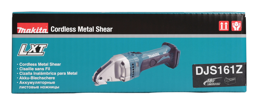 Makita cordless sheet metal cutter DJS161Z, without battery and charger