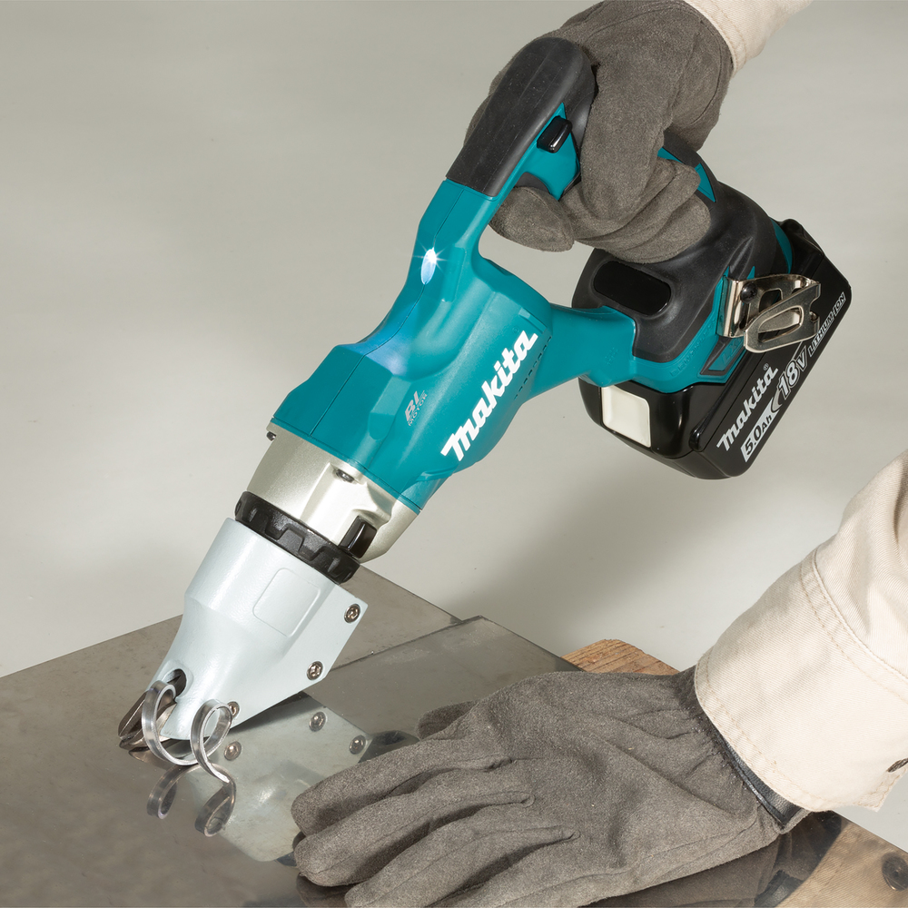 Makita cordless sheet metal cutter