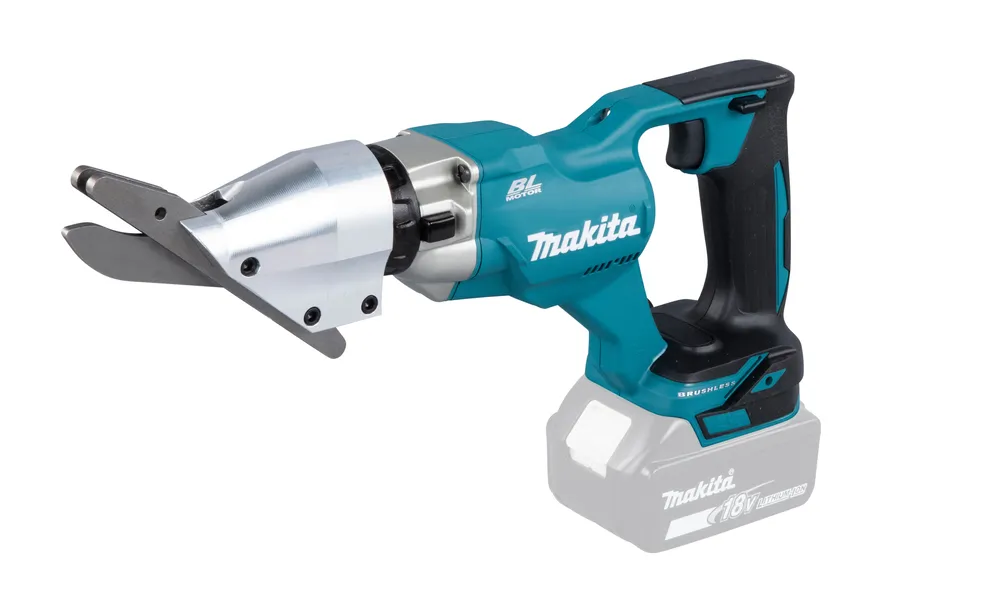 Pildil on Makita akulõikur fiibertsementplaadile DJS800Z, mis on ilma aku ja laadijata.