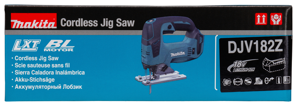 Аккумуляторный лобзик Makita DJV182Z, без аккумулятора и зарядного устройства