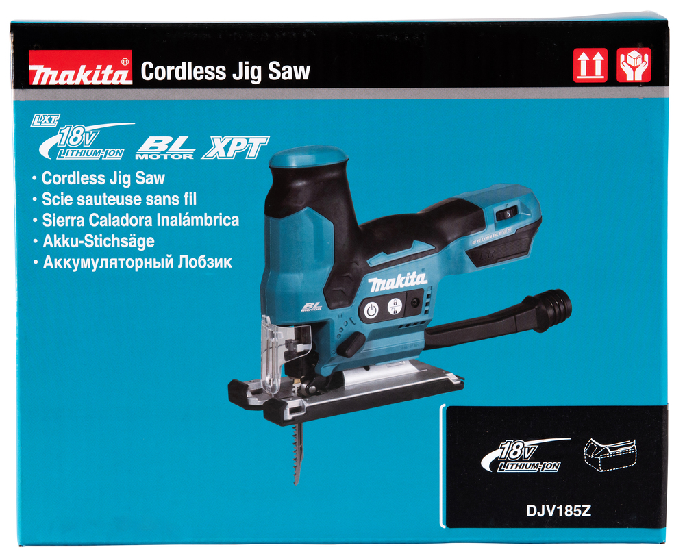 Makita akutikksaag DJV185Z, ilma aku ja laadijata