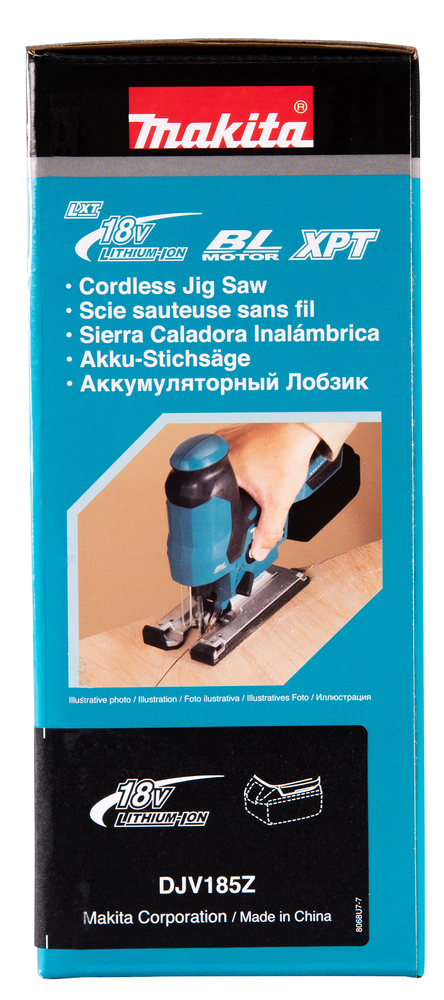 Makita akutikksaag DJV185Z, ilma aku ja laadijata