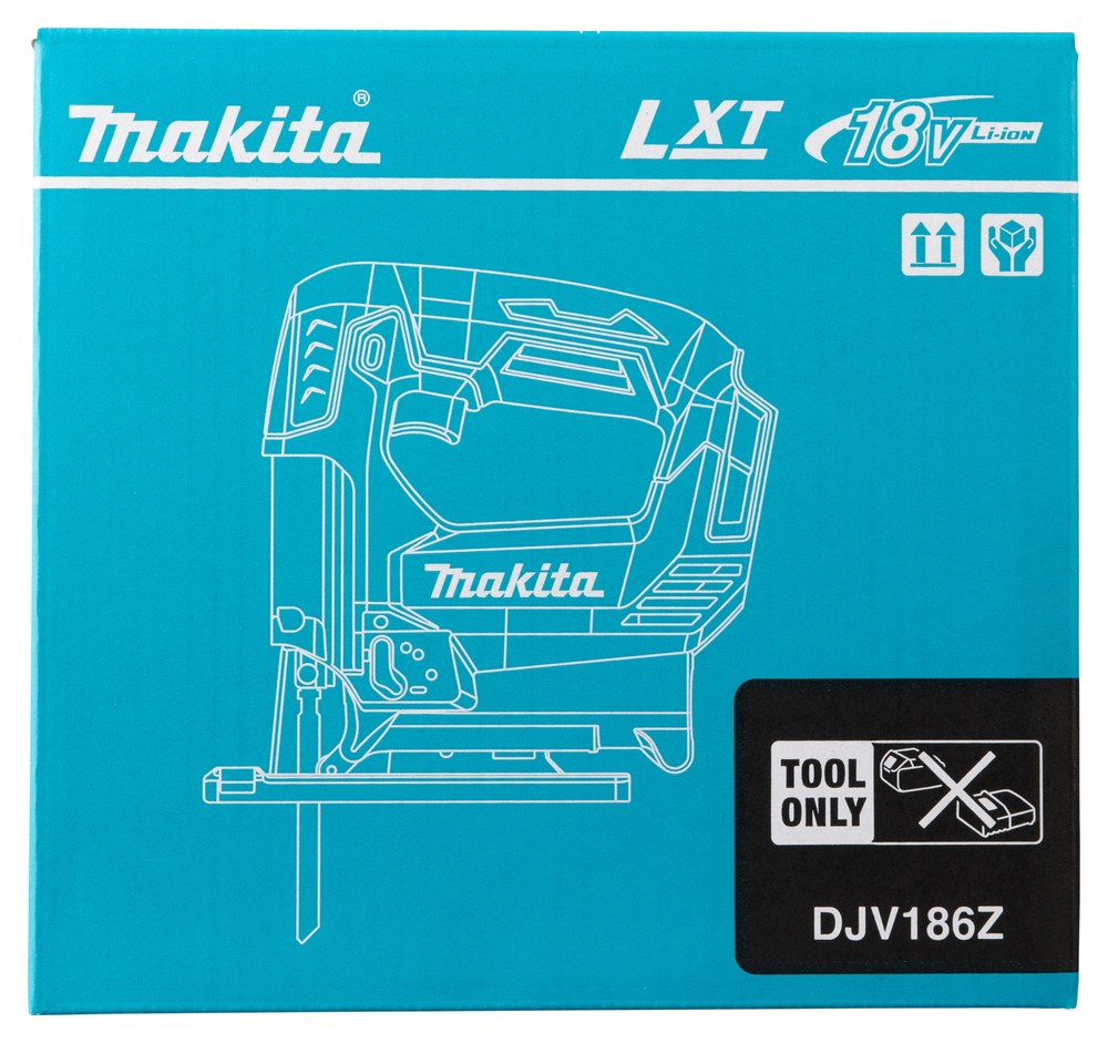 Makita akutikksaag DJV186Z, ilma aku ja laadijata