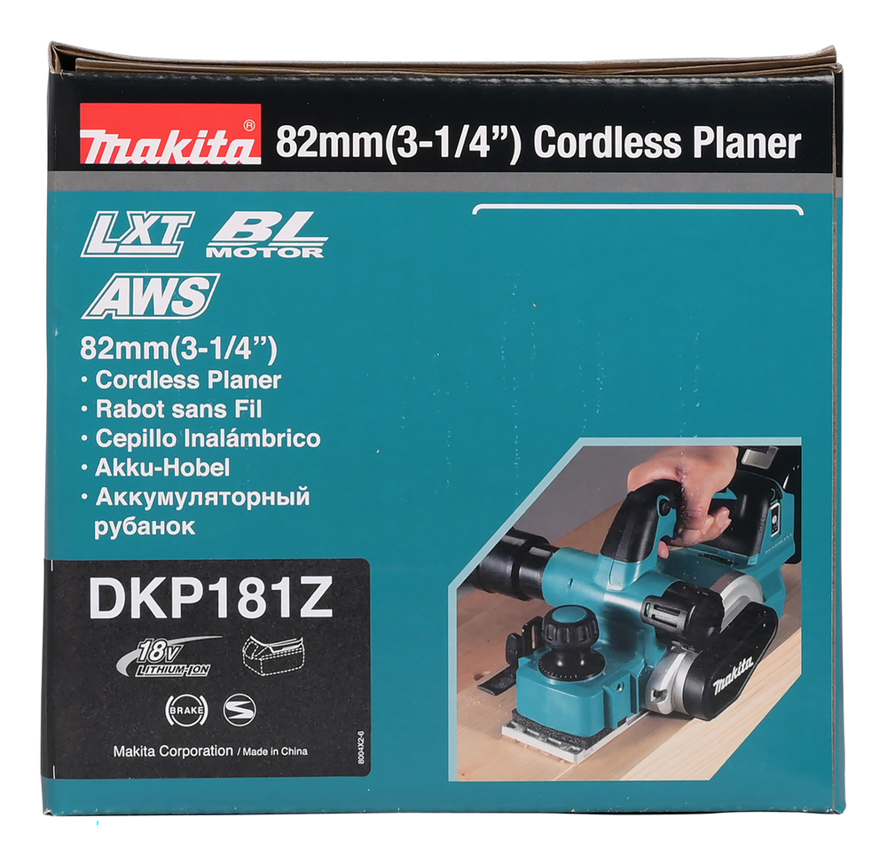 Makita akuhöövel DKP181Z, ilma aku ja laadijata