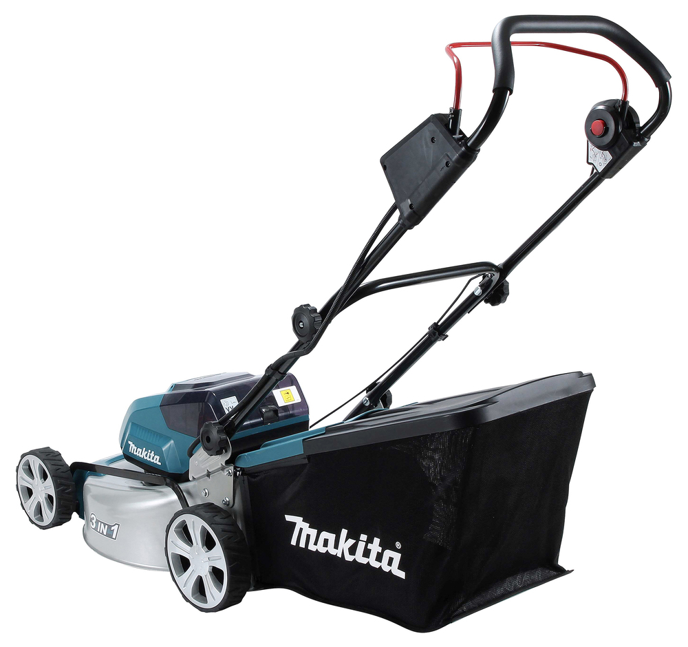 Аккумуляторная газонокосилка Makita DLM460Z, без аккумулятора и зарядного устройства