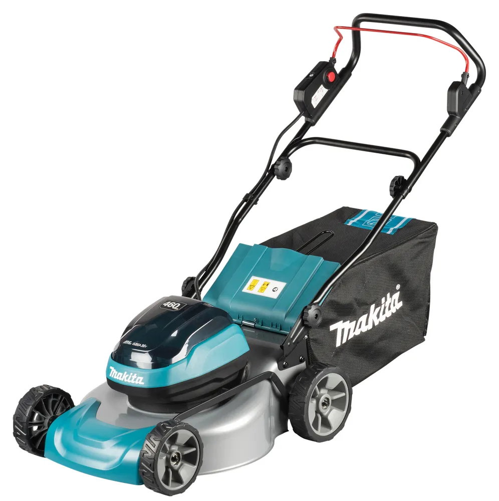 Makita cordless lawnmower DLM466ZX, without battery and charger