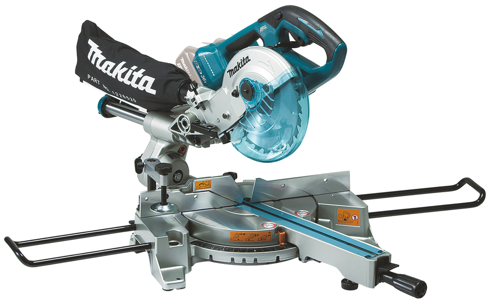 Makita cordless cutting and miter saw DLS714NZ, without battery and charger