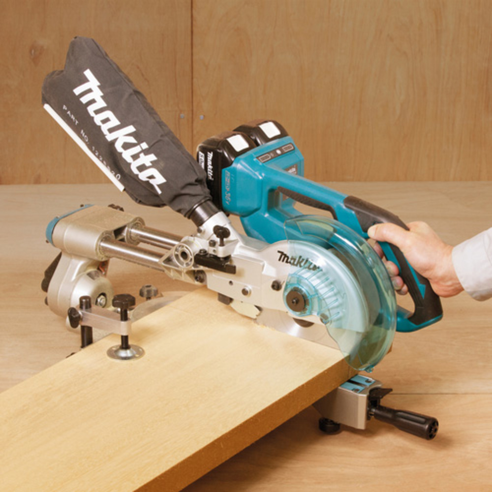 Makita cordless cutting and miter saw DLS714NZ, without battery and charger
