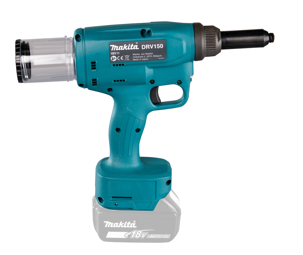 Makita cordless riveter DRV150Z, without battery and charger
