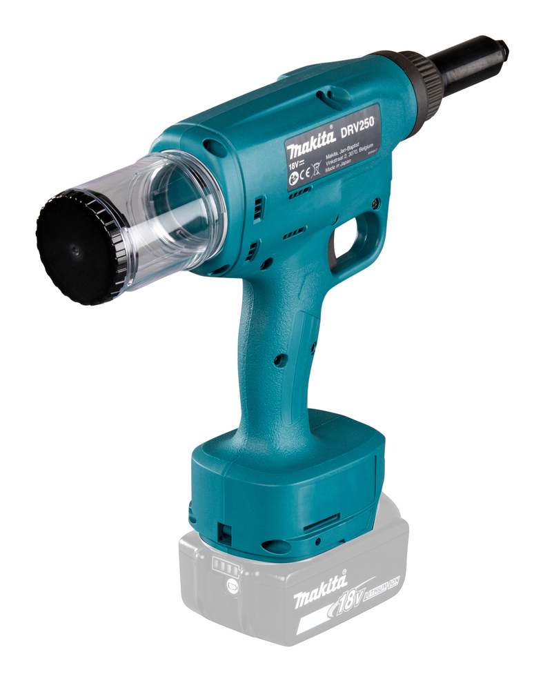 Makita cordless riveter DRV250Z, without battery and charger
