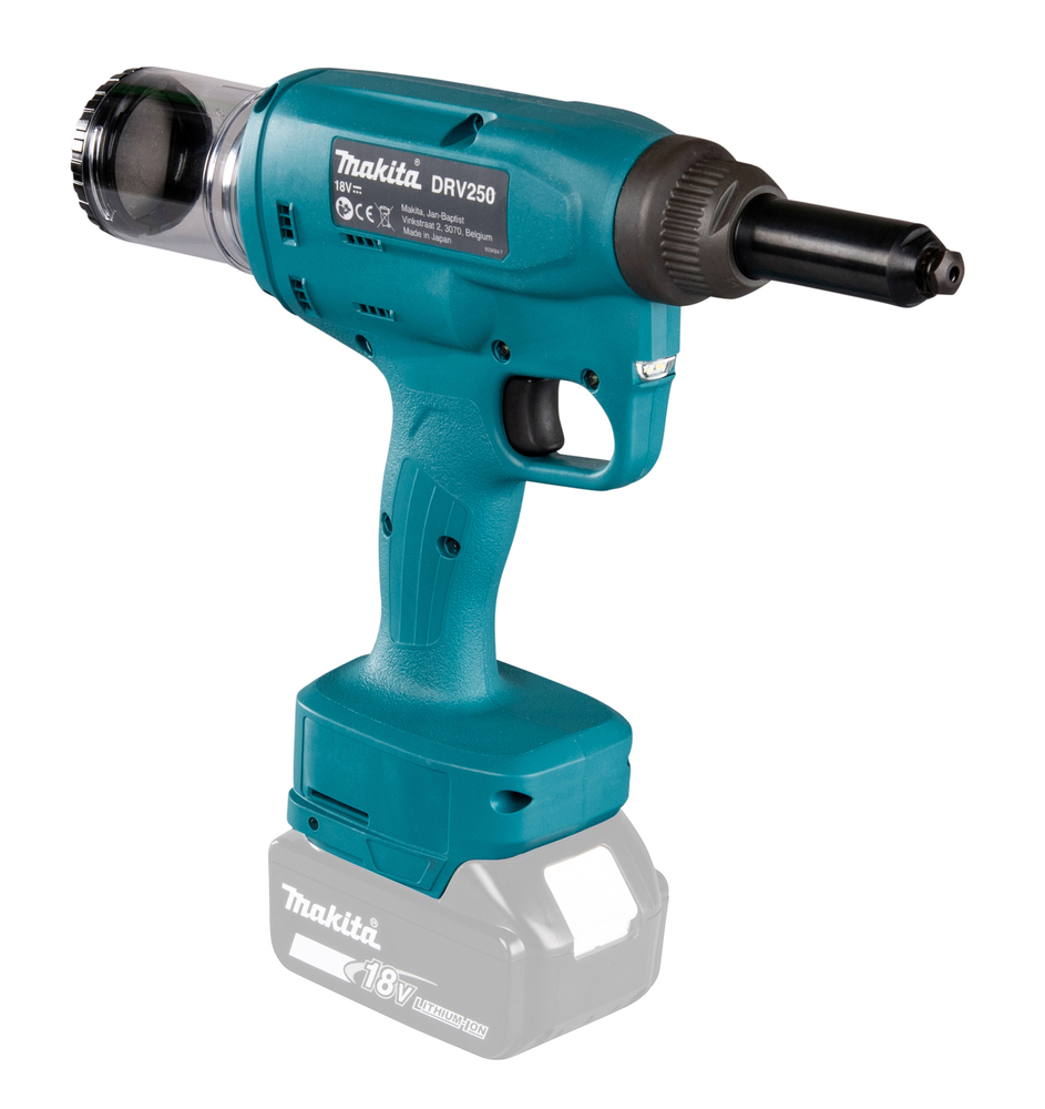 Makita cordless riveter DRV250Z, without battery and charger