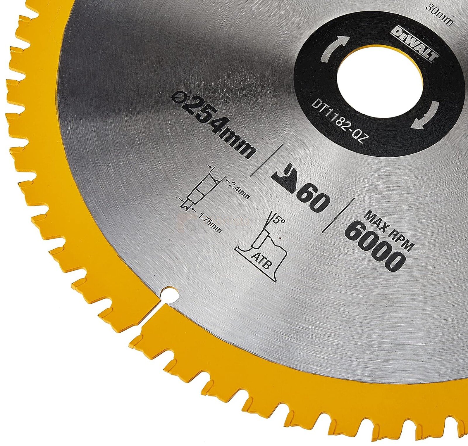 DeWalt saeketas Construction 254 x 30 mm 60Z 2