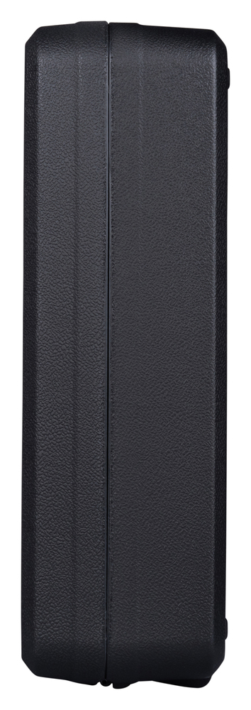 Pildil on musta värvi Makita akukaablipress DTC302ZK, mis on suletud ja näha on selle külg.