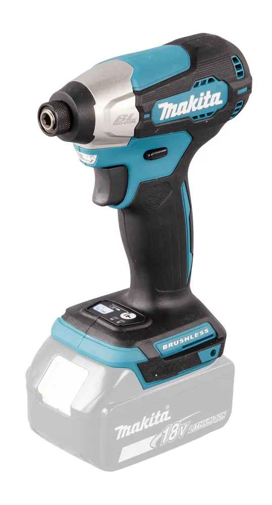 Pildil on Makita akulöökkruvikeeraja DTD157Z, millel on Makita logo ja see on varustatud ilma aku ja laadijata.