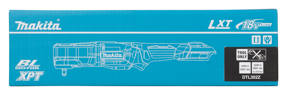 Makita cordless angle impact wrench DTL302Z - without battery and charger