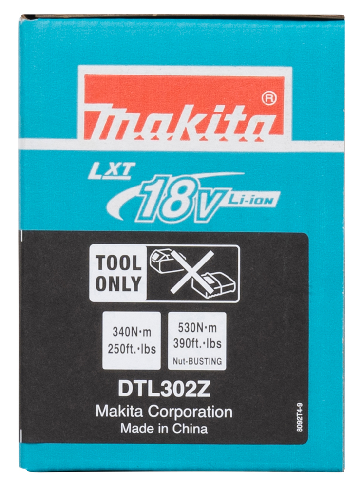 Makita cordless angle impact wrench DTL302Z - without battery and charger