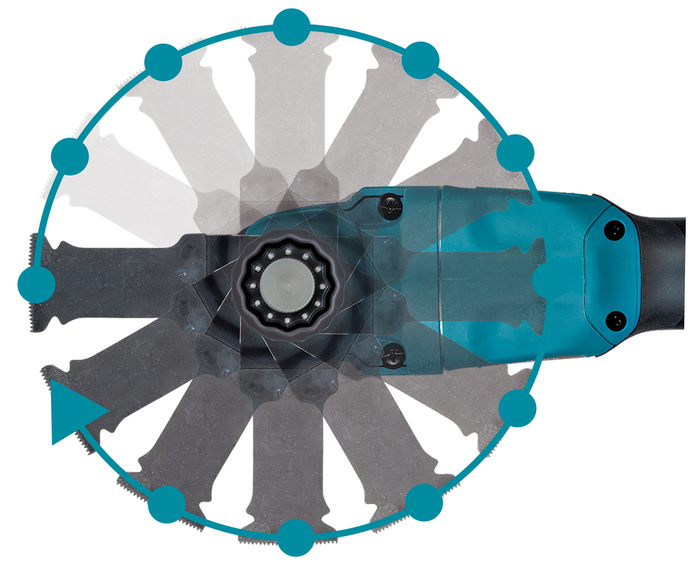 Makita akuuniversaaltööriist DTM53Z, ilma aku ja laadijata