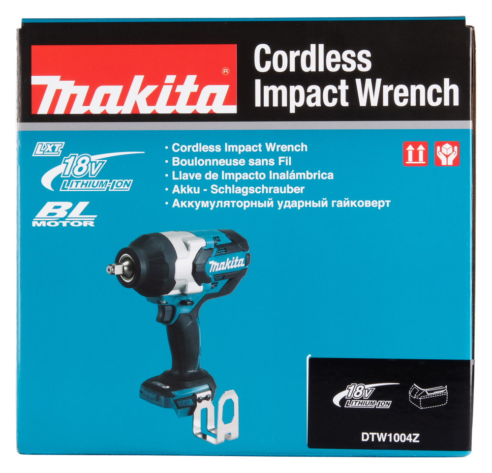 Makita cordless impact wrench DTW1004Z, without battery and charger