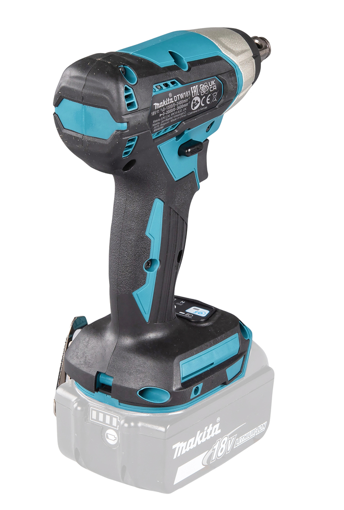 Makita akumuliatorinis smūginis veržliaraktis DTW181Z, be akumuliatoriaus ir įkroviklio