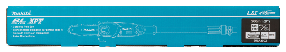 Аккумуляторный высоторез Makita DUA200Z, без аккумулятора и зарядного устройства