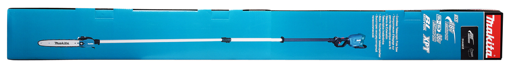 Makita akumuliatorinis teleskopinis genėjimo pjūklas DUA301Z, be akumuliatoriaus ir įkroviklio