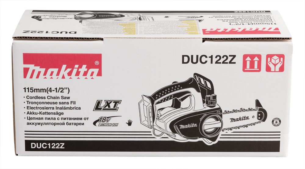 Makita akukettsaag DUC122Z, ilma aku ja laadijata