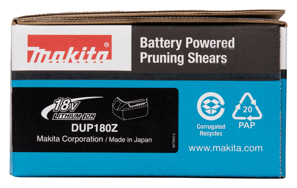 Makita akuga oksakäärid DUP180Z, ilma aku ja laadijata